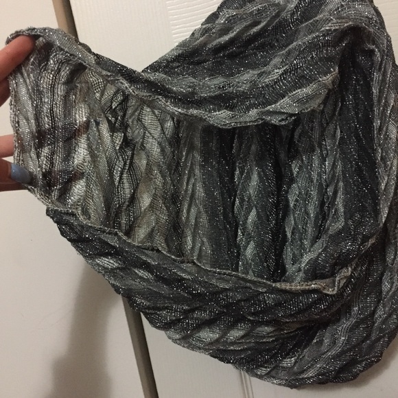 Dress Barn Grey Infinity Scarf - Picture 2 of 4